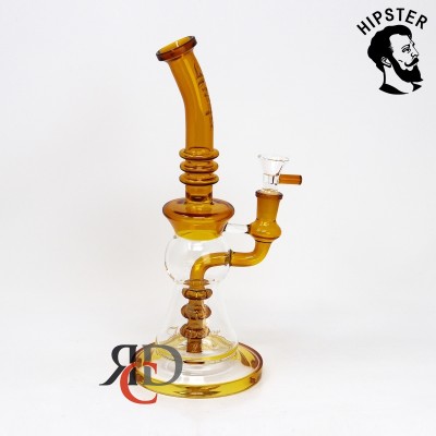WATER PIPE BANGER HANGER WITH WORKED TRIPLE STACKED SHOWERHEAD PERC WP2539